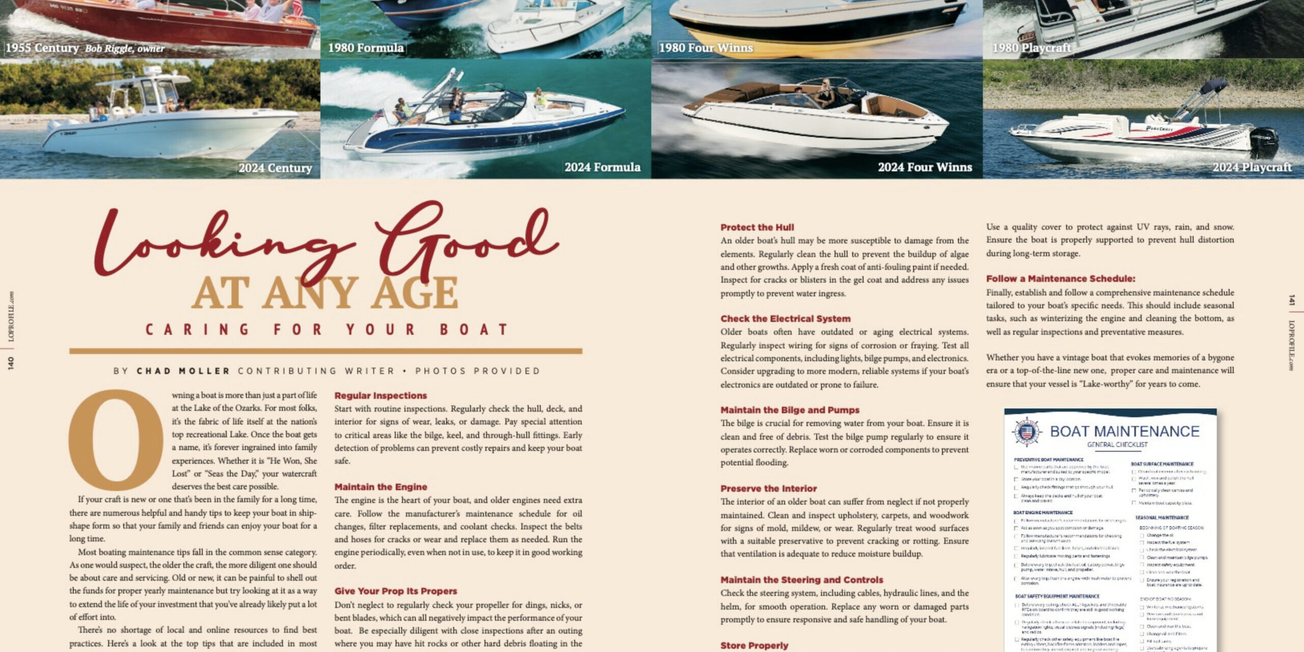 Looking Good At Any Age - Caring for Your Boat
