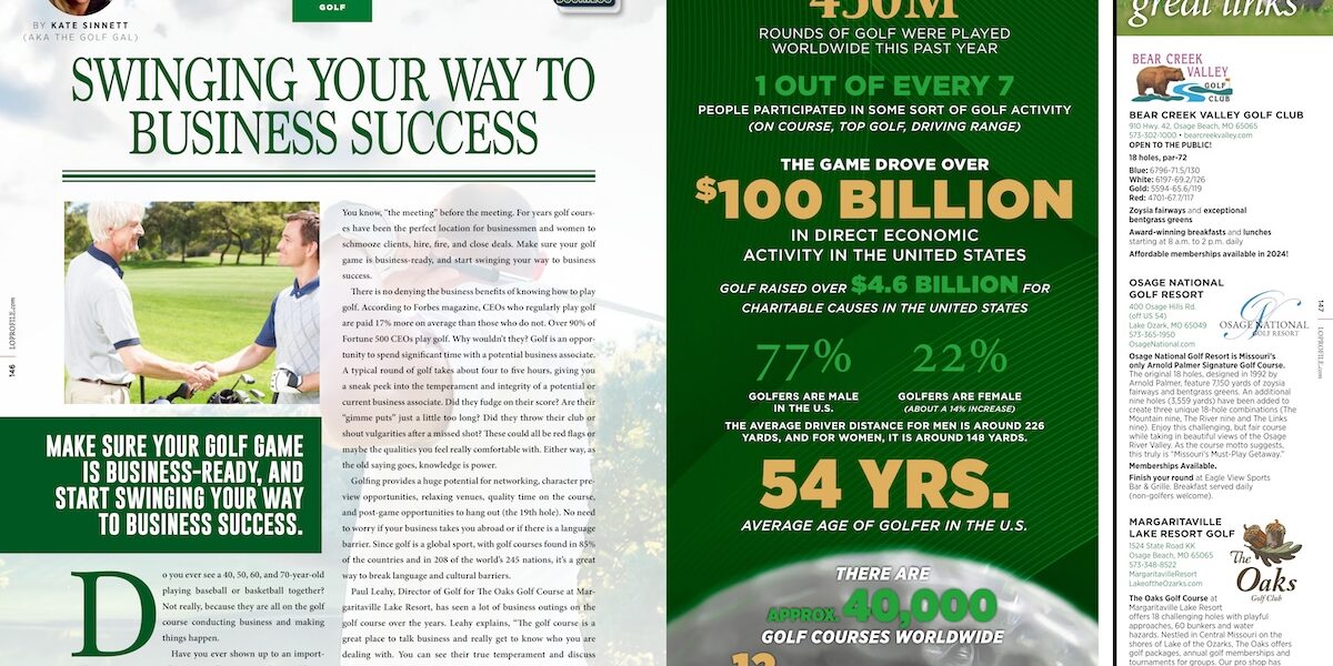 Swinging Your Way to Business Success Swinging Your Way to Business Success