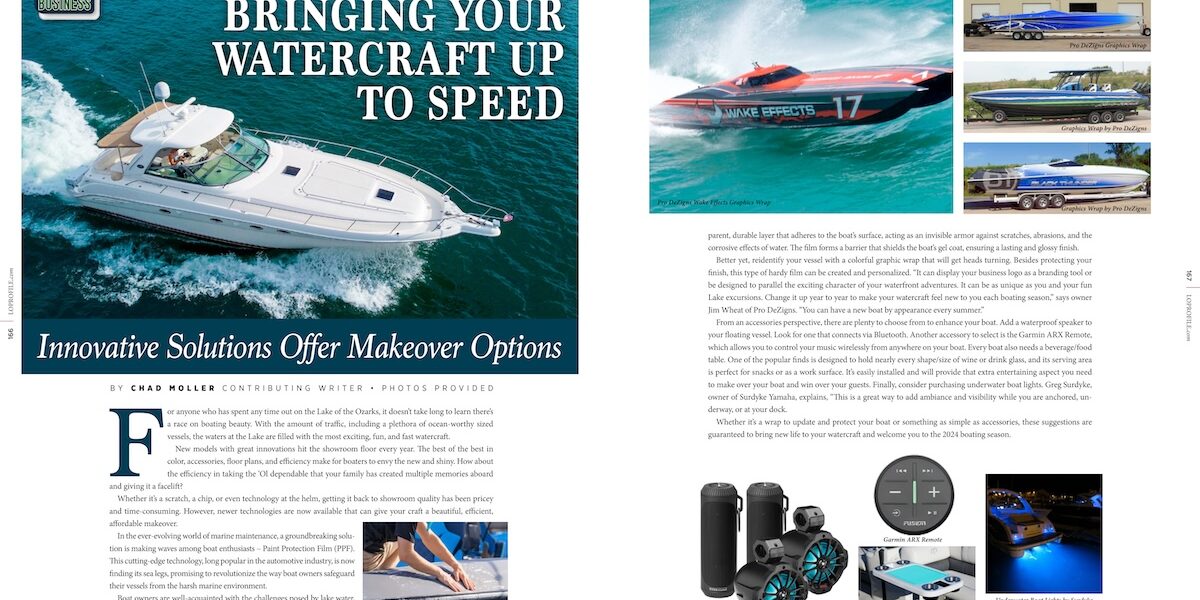 The Next Wave In Bringing Your Watercraft Up to Speed