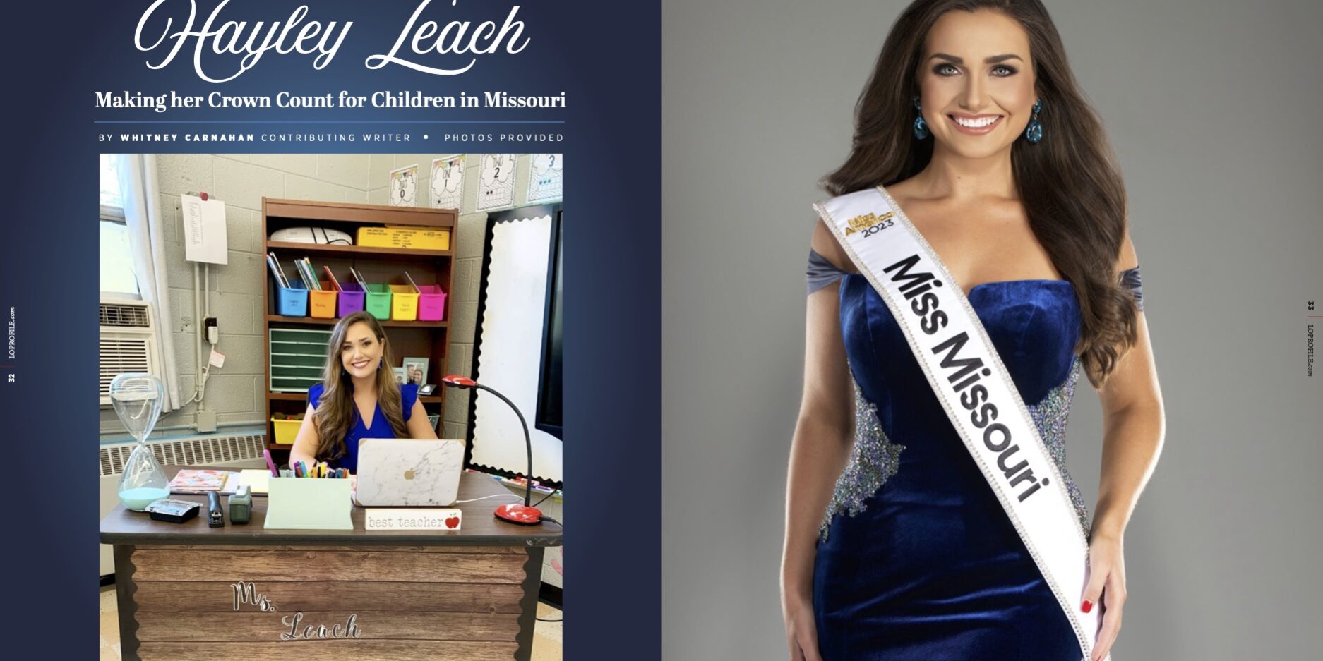 Miss Missouri (Hayley Leach) Making Her Crown Count for Children