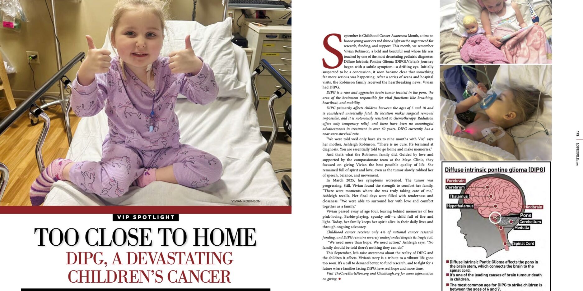 TOO CLOSE TO HOME | DIPG, A Devastating Children's Cancer