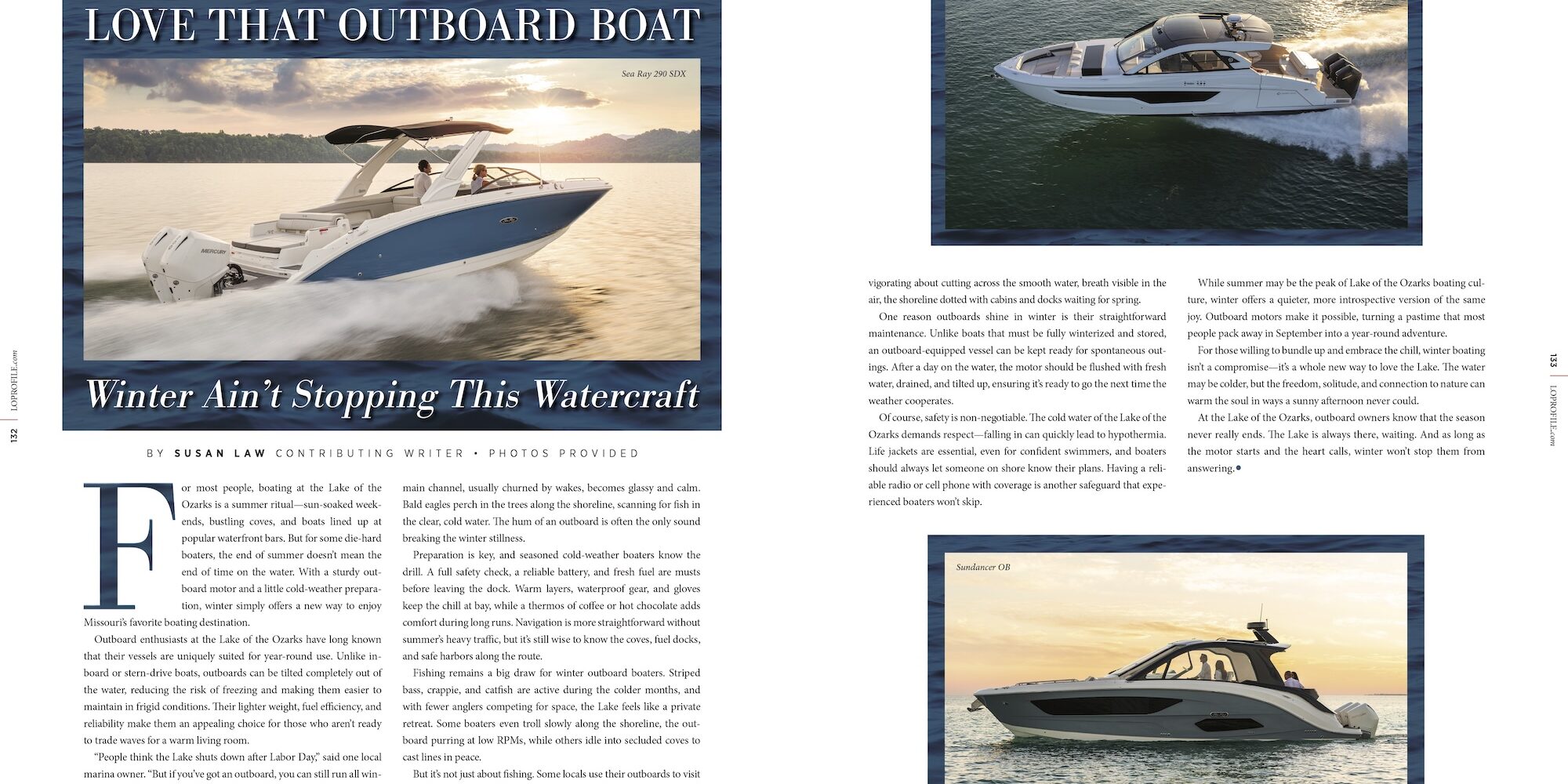 Love That Outboard Boat – Winter Ain’t Stopping This Watercraft