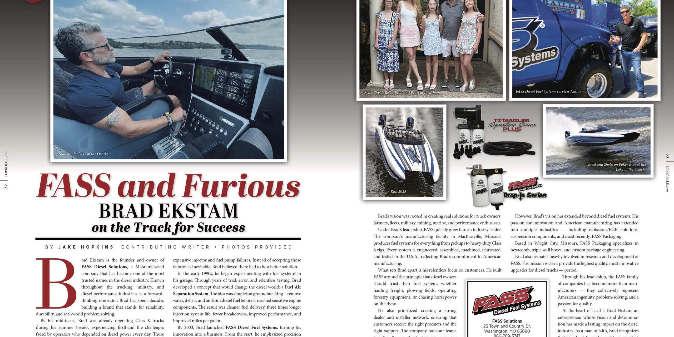 FASS and Furious – Brad Ekstam on the Track Success FASS and Furious - Brad Ekstam on the Track Success
