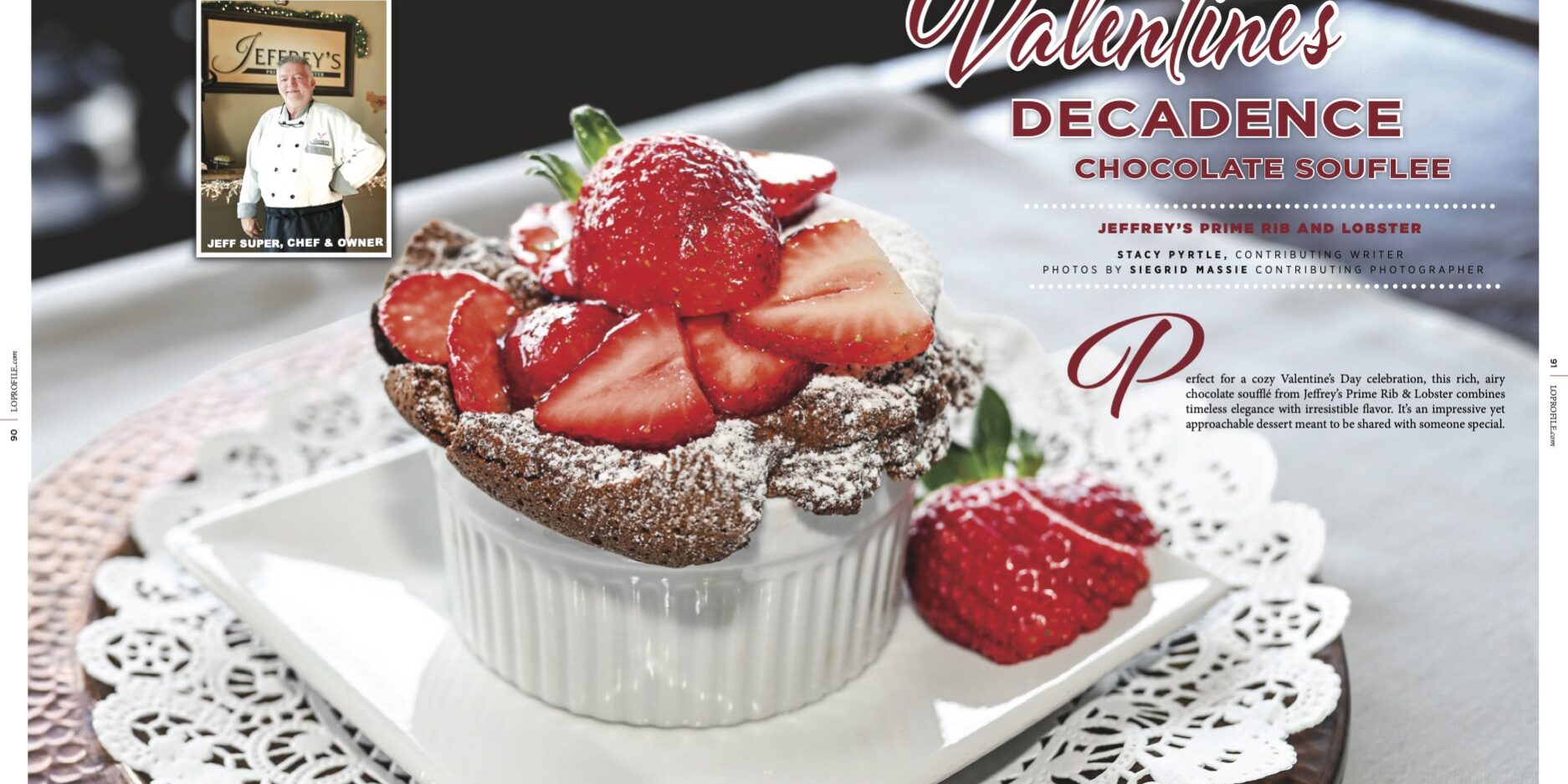 Valentine’s Decadence Chocolate Souflee
