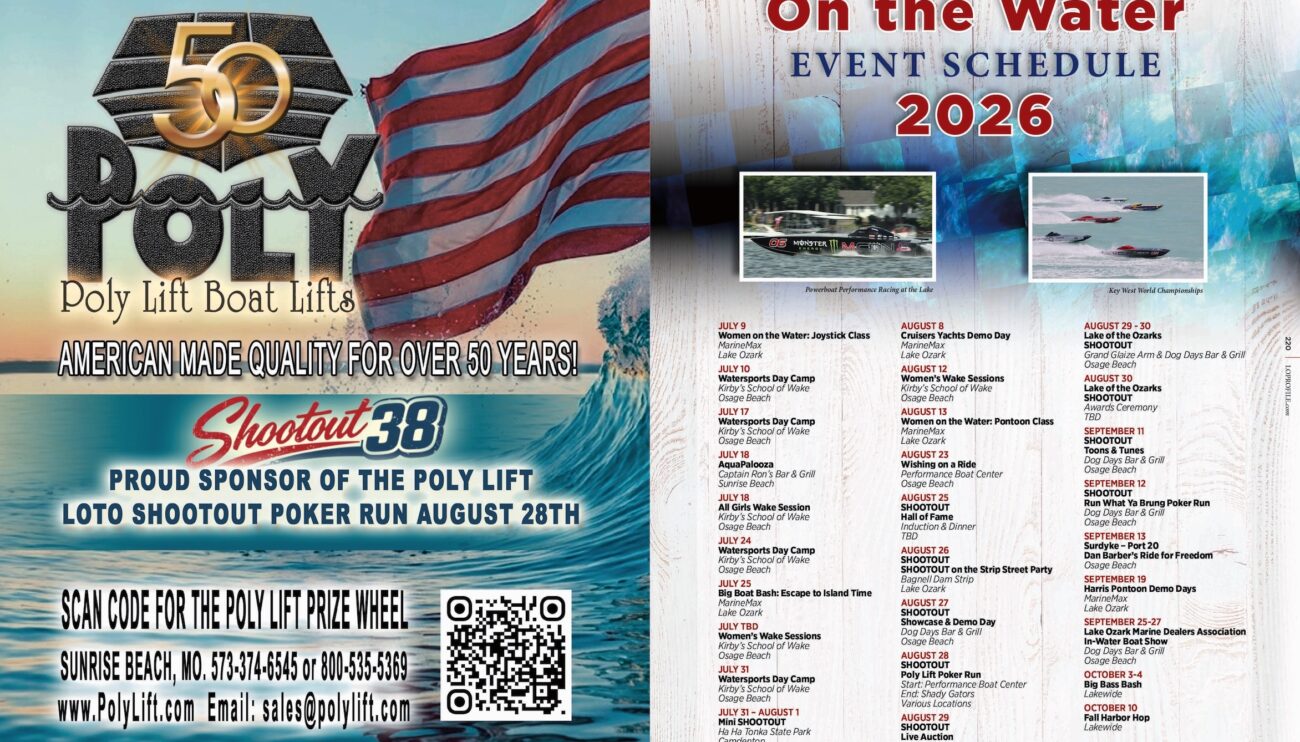 On the Water Event Schedule 2026